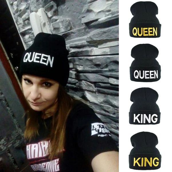 lovers street hat embroidery king queen letter women men beanie cap spring winter knitted warm hats, Blue;gray
lovers street hat embroidery king queen letter women men beanie cap spring winter knitted warm hats, Blue;gray