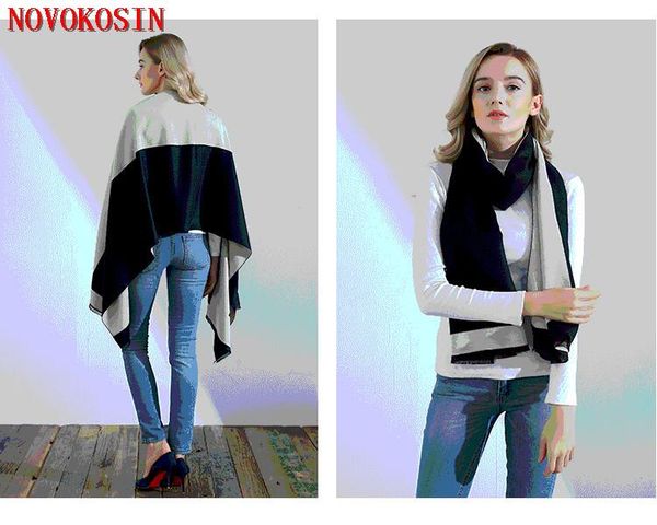 faux cashmere two layers have letter black white shawl luxury autumn winter warm soft ring female women thick tassel scarf scarves, Blue;gray
faux cashmere two layers have letter black white shawl luxury autumn winter warm soft ring female women thick tassel scarf scarves, Blue;gray