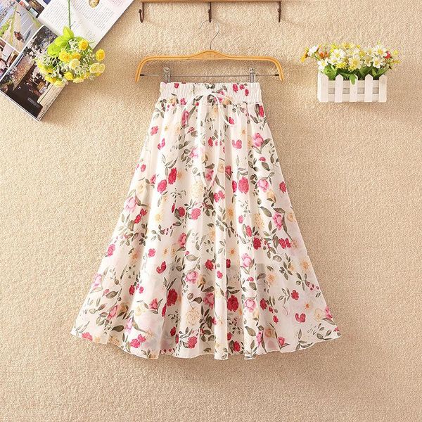 skirts summer vintage women casual chiffon print beach boho skirt female elegant elastic high waist pleated, Black
skirts summer vintage women casual chiffon print beach boho skirt female elegant elastic high waist pleated, Black
