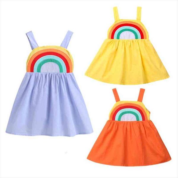 summer princess baby girls dress cute rainbow sling wedding party dresses for girls toddler cotton beach sundress outfits, Red;yellow
summer princess baby girls dress cute rainbow sling wedding party dresses for girls toddler cotton beach sundress outfits, Red;yellow