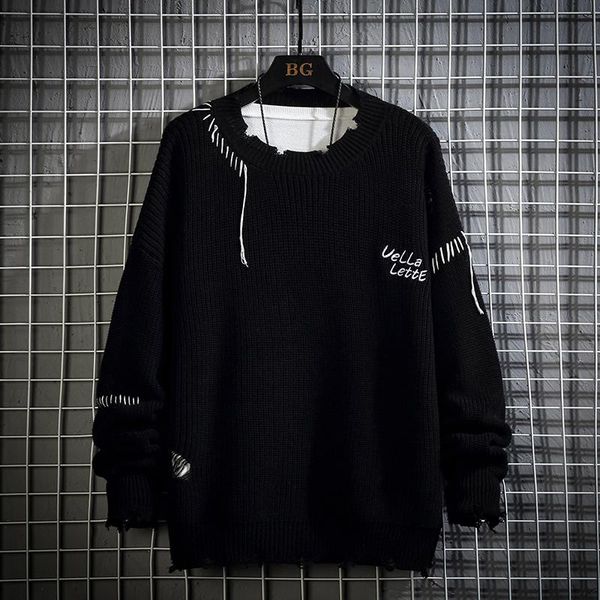men's sweaters 2021 fashion knitwear mens crew neck couple outfit dilly sweater pullover men, White;black
men's sweaters 2021 fashion knitwear mens crew neck couple outfit dilly sweater pullover men, White;black