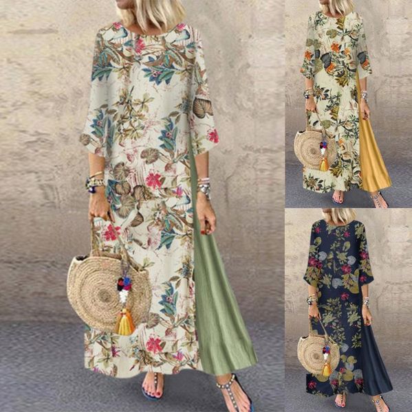 casual dresses 2021 autumn winter retro floral round neck stitching dress long sleeves and large swing women plus size african, Black;gray
casual dresses 2021 autumn winter retro floral round neck stitching dress long sleeves and large swing women plus size african, Black;gray