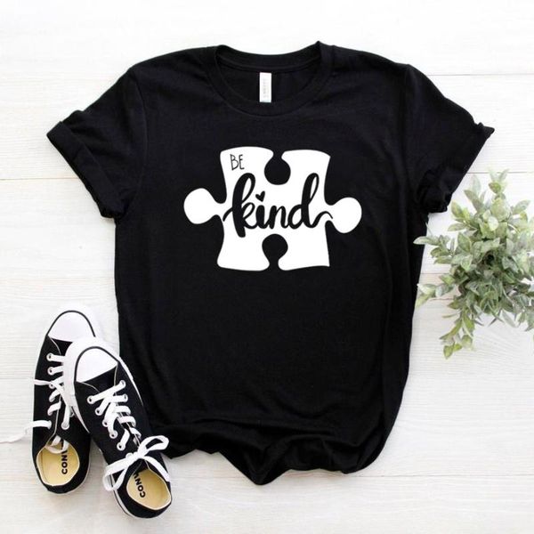 women's t-shirt autism be kind print women tshirt cotton hipster funny gift lady yong girl tee drop ship, White
women's t-shirt autism be kind print women tshirt cotton hipster funny gift lady yong girl tee drop ship, White