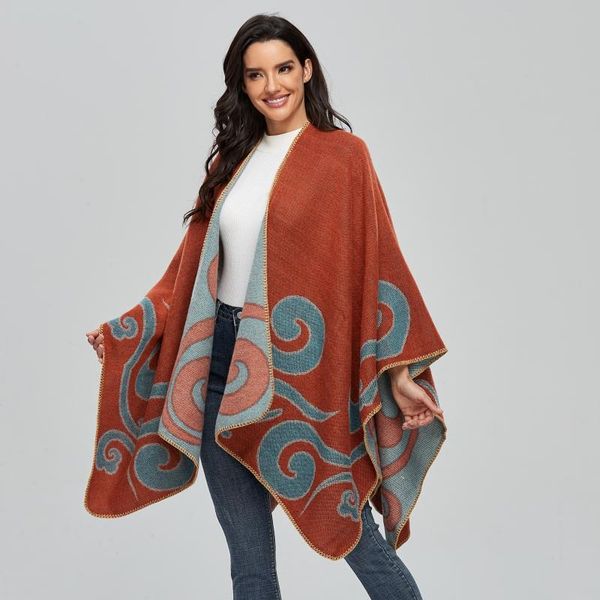 scarves 2021 130*150cm autumn and winter shawl women's warm imitation cashmere cloak scarf split fashion travel po, Blue;gray
scarves 2021 130*150cm autumn and winter shawl women's warm imitation cashmere cloak scarf split fashion travel po, Blue;gray