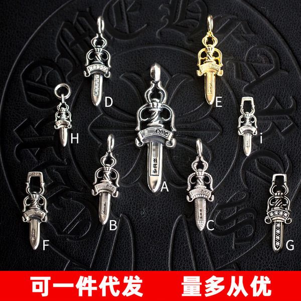 bella crotch crystal personality diamond punk sweater necklace men's and women's s925 sier sword pendant, Silver
bella crotch crystal personality diamond punk sweater necklace men's and women's s925 sier sword pendant, Silver
