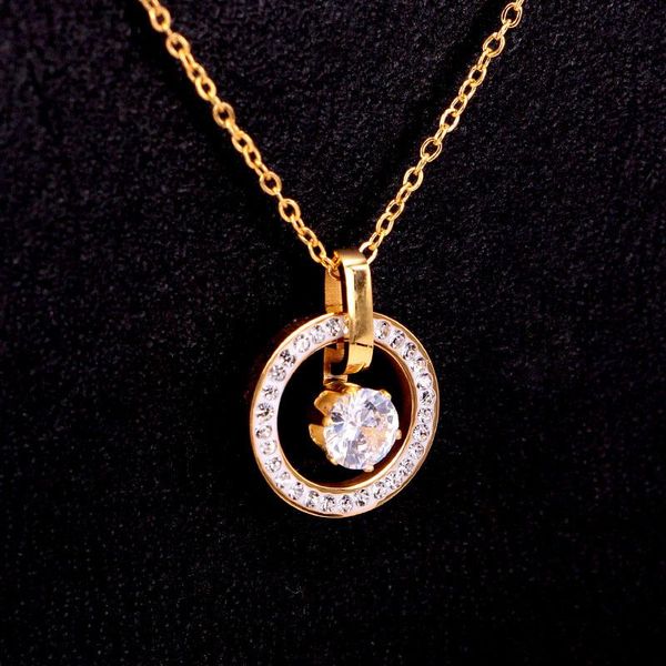 chains fashion super flash crystal circle rose gold necklace clavicle chain woman jewelry wholesale for gift, Silver
chains fashion super flash crystal circle rose gold necklace clavicle chain woman jewelry wholesale for gift, Silver