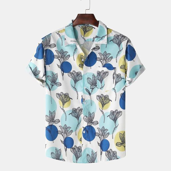 men's casual shirts fashion shirt summer printed pockets short sleeve blouse turtleneck beach flower, White;black
men's casual shirts fashion shirt summer printed pockets short sleeve blouse turtleneck beach flower, White;black