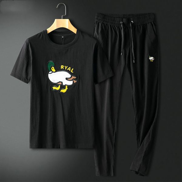 2021 fashion casual tracksuit set summer short sleeve trousers running two piece size -3xl#hsc02, Gray
2021 fashion casual tracksuit set summer short sleeve trousers running two piece size -3xl#hsc02, Gray