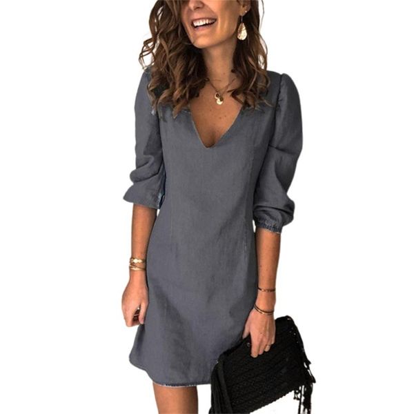 casual dresses v-neck tendon short-sleeved loose-fitting plus fat size denim dress fashion style commute for women, Black;gray
casual dresses v-neck tendon short-sleeved loose-fitting plus fat size denim dress fashion style commute for women, Black;gray
