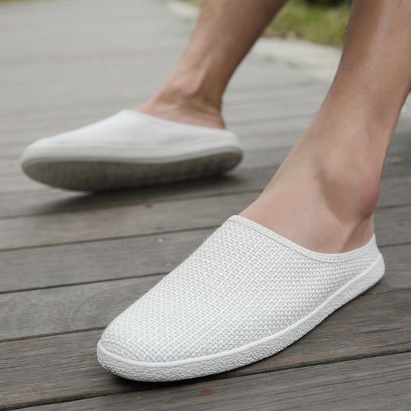 slippers sandals men direct selling fashion 2021 summer lazy baotou half slipper men's office heel casual cool mop woven white tray, Black
slippers sandals men direct selling fashion 2021 summer lazy baotou half slipper men's office heel casual cool mop woven white tray, Black