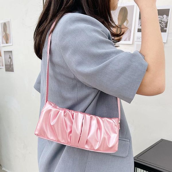 retro soft pu leather pure color pleated shoulder underarm bag for women casual ladies mini female handbags purse bags
retro soft pu leather pure color pleated shoulder underarm bag for women casual ladies mini female handbags purse bags