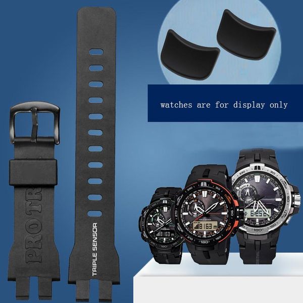 watch bands soft rubber silicone watchband black special interface braceelt replacement belt for prw-3000\3100\6000\6100 accessories, Black;brown
watch bands soft rubber silicone watchband black special interface braceelt replacement belt for prw-3000\3100\6000\6100 accessories, Black;brown