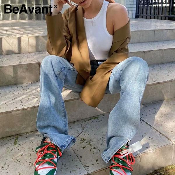 women's jeans beavant women high waist pant spring loose solid denim pants button summer retro ladies chic zipper blue
women's jeans beavant women high waist pant spring loose solid denim pants button summer retro ladies chic zipper blue