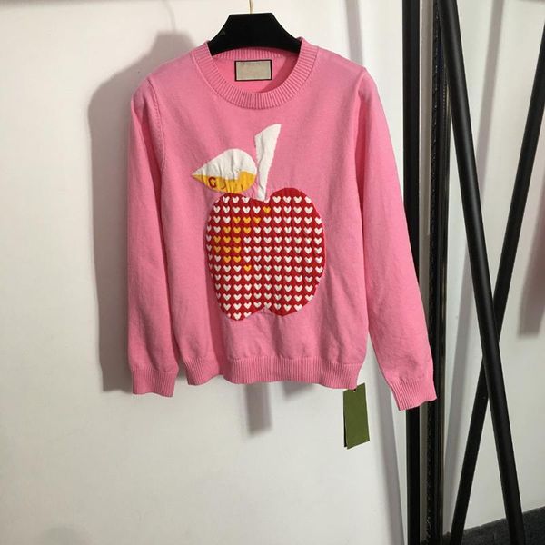cute jacquard women sweaters luxury apple pattern lady knit hoodies birthday gift for girlfriends brand sweater, White;black
cute jacquard women sweaters luxury apple pattern lady knit hoodies birthday gift for girlfriends brand sweater, White;black