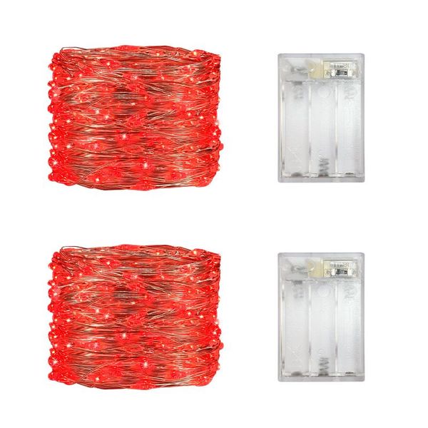 strings 2 pack battery operated mini led fairy lights for bedroom wedding party decorations,30 count leds,10 feet silver wire(red)
strings 2 pack battery operated mini led fairy lights for bedroom wedding party decorations,30 count leds,10 feet silver wire(red)