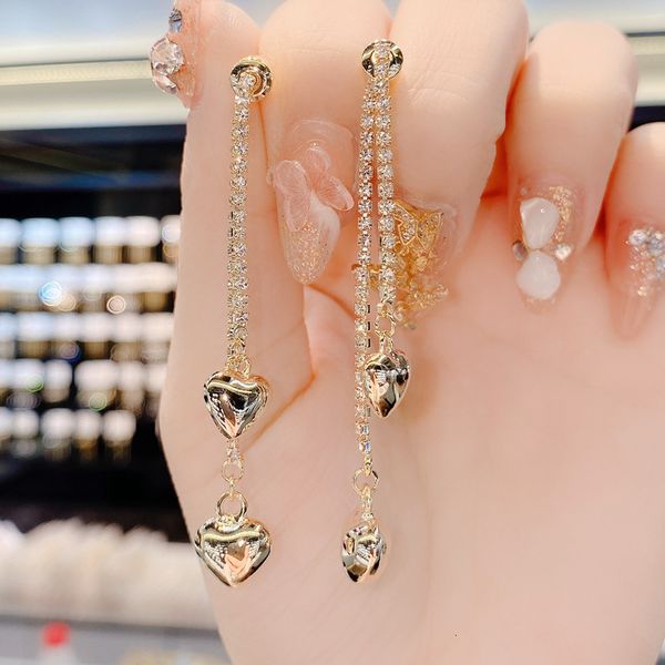 dangle earrings east gate fashion two wear zircon tassel metal peach heart women's s 925 silver needle super flash versatile
dangle earrings east gate fashion two wear zircon tassel metal peach heart women's s 925 silver needle super flash versatile