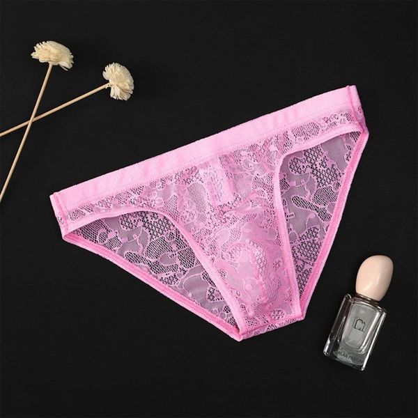 underpants men's lace bikini underwear panties briefs fashionable transparent low waist ice silk breathable solid lingerie, Black;white
underpants men's lace bikini underwear panties briefs fashionable transparent low waist ice silk breathable solid lingerie, Black;white