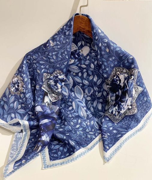 scarves 88*88cm silk twill scarf mulberry large square shawl femininity all-match, Blue;gray
scarves 88*88cm silk twill scarf mulberry large square shawl femininity all-match, Blue;gray
