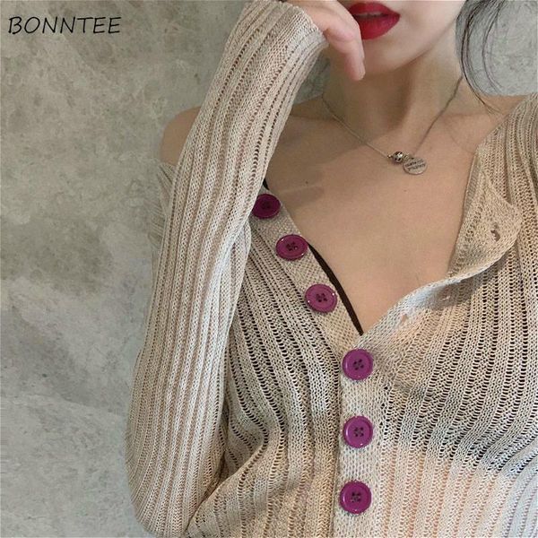 women's knits & tees cropped cardigan women vintage summer fall chic korean ladies knitwear slim party all-match simple femme outerwear, White
women's knits & tees cropped cardigan women vintage summer fall chic korean ladies knitwear slim party all-match simple femme outerwear, White