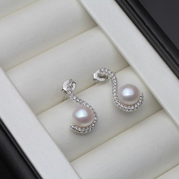 stud classic natural freshwater pearl earrings for women,925 silver pin fashion real jewelry, Golden;silver
stud classic natural freshwater pearl earrings for women,925 silver pin fashion real jewelry, Golden;silver