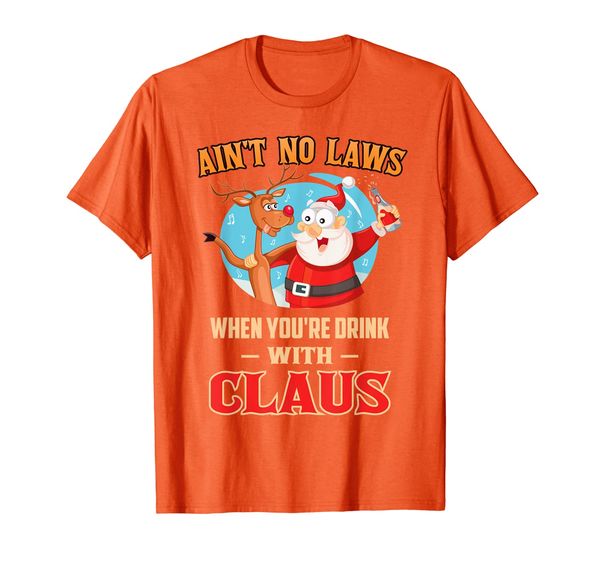 ugly x-mas ain_t no laws when you_re drinking claus humor t-shirt, White;black
ugly x-mas ain_t no laws when you_re drinking claus humor t-shirt, White;black