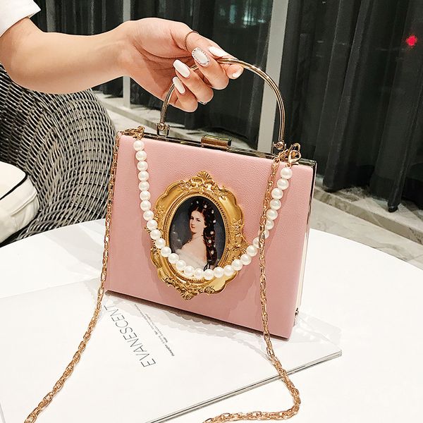 evening bags women's pearl chain small square bag personalized dinner messenger versatile simple one shoulder fashion
evening bags women's pearl chain small square bag personalized dinner messenger versatile simple one shoulder fashion