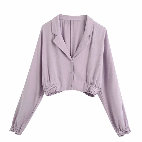 women's blouses & shirts women solid turn down collar purple short blouse female lantern sleeve hem elastic shirt chic casual 6u2u, White
women's blouses & shirts women solid turn down collar purple short blouse female lantern sleeve hem elastic shirt chic casual 6u2u, White