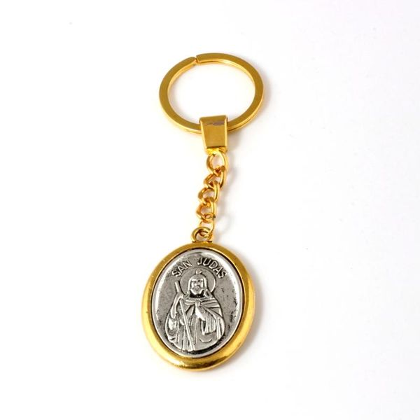 keychains 1pcs keychain two-tone san judas tadeo ruega por nosotros charms pendants key ring travel protection diy jewelry a-549f, Silver
keychains 1pcs keychain two-tone san judas tadeo ruega por nosotros charms pendants key ring travel protection diy jewelry a-549f, Silver