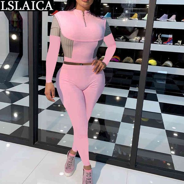 sweatsuits for women fashion casual skinny two piece set and pants patchwork zipper long sleeve fall clothes 210520, White
sweatsuits for women fashion casual skinny two piece set and pants patchwork zipper long sleeve fall clothes 210520, White