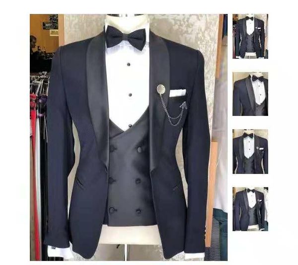 men's suits & blazers 2021 tailored navy blue suit men floral groom tuxedo wedding for jacket 3 piece custom prom blazer terno masculin, White;black
men's suits & blazers 2021 tailored navy blue suit men floral groom tuxedo wedding for jacket 3 piece custom prom blazer terno masculin, White;black