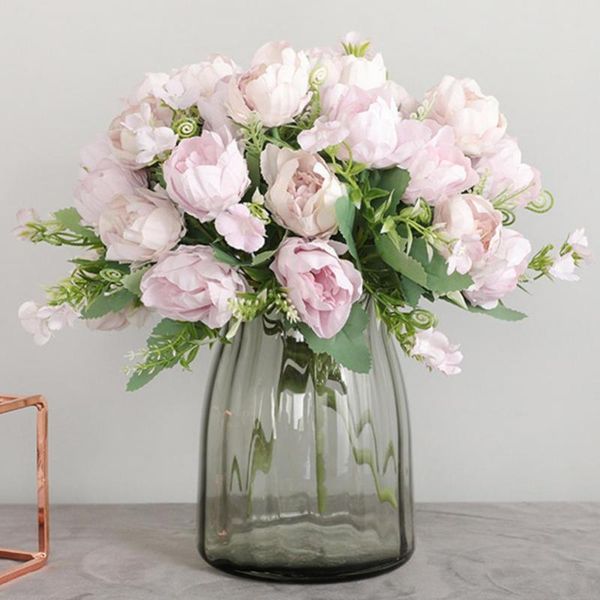 decorative flowers & wreaths 2021 1 bouquet artificial european fall vivid rose peony silk flower fake leaf wedding home party decoration
decorative flowers & wreaths 2021 1 bouquet artificial european fall vivid rose peony silk flower fake leaf wedding home party decoration