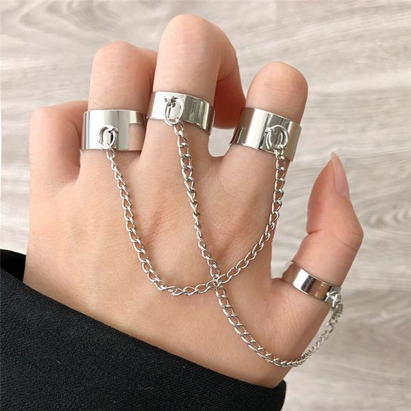 love ring 17km punk cool hiphop chain rings multi-layer adjustable open finger rings set alloy man rings for women party gift je, Slivery;golden
love ring 17km punk cool hiphop chain rings multi-layer adjustable open finger rings set alloy man rings for women party gift je, Slivery;golden