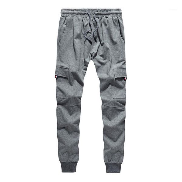 men's multi-pocket casual loose large size european and american fashion long sweatpants pants, Black
men's multi-pocket casual loose large size european and american fashion long sweatpants pants, Black
