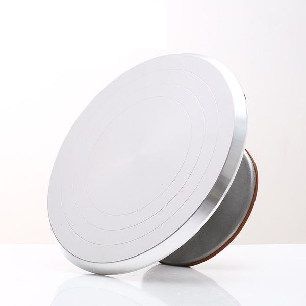 inch aluminum alloy turntable cake with anti-skid ring baking decorating tool table & pastry tools
inch aluminum alloy turntable cake with anti-skid ring baking decorating tool table & pastry tools