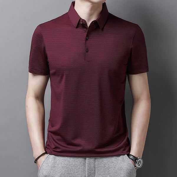 summer new middle-aged men's short-sleeved polo shirt, golf sports and leisure light business lapel t-shirt, thin top, White;black
summer new middle-aged men's short-sleeved polo shirt, golf sports and leisure light business lapel t-shirt, thin top, White;black