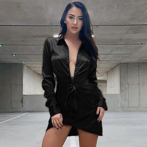 summer black deep v neck dress for women long sleeve fashion mini club celebrity evening party lady dresses 210423, Black;gray
summer black deep v neck dress for women long sleeve fashion mini club celebrity evening party lady dresses 210423, Black;gray