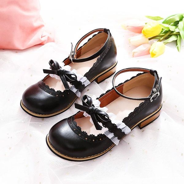 dress shoes womens round toe bowknot lolita mary jane cute lace oxfords platform sweet 3colors cosplay girls preppy c846, Black 
dress shoes womens round toe bowknot lolita mary jane cute lace oxfords platform sweet 3colors cosplay girls preppy c846, Black