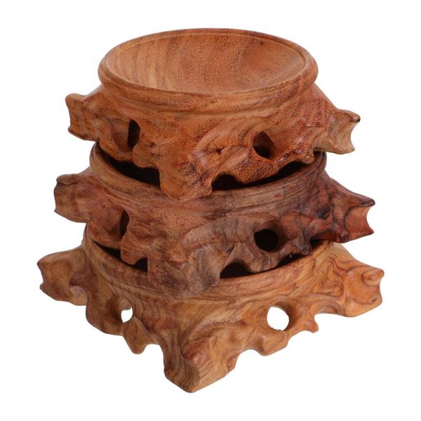 3pcs retro hollowed bases wooden carving crystal display stands decorative objects & figurines
3pcs retro hollowed bases wooden carving crystal display stands decorative objects & figurines