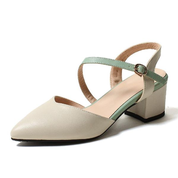sandals summer women's mid high shoes buckle strap elegant thick casual female luxury, Black
sandals summer women's mid high shoes buckle strap elegant thick casual female luxury, Black