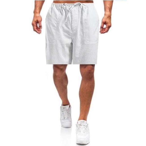 men's shorts summer casual linen material sports wide-legged trousers multi-pocket mid-waist solid color thin male's sweatpants, White;black
men's shorts summer casual linen material sports wide-legged trousers multi-pocket mid-waist solid color thin male's sweatpants, White;black