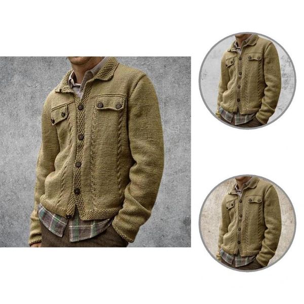 men's sweaters stylish men sweater comfortable winter solid color buttons closure knitwear, White;black
men's sweaters stylish men sweater comfortable winter solid color buttons closure knitwear, White;black