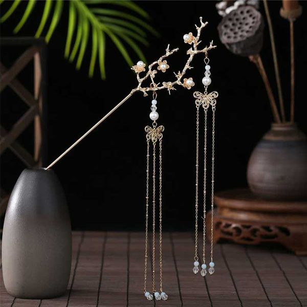 hair clips & barrettes antique hanfu hairpin tassel step shaking hairdress ancient accessories chinese style classical beautiful fairy headd, Golden;silver
hair clips & barrettes antique hanfu hairpin tassel step shaking hairdress ancient accessories chinese style classical beautiful fairy headd, Golden;silver