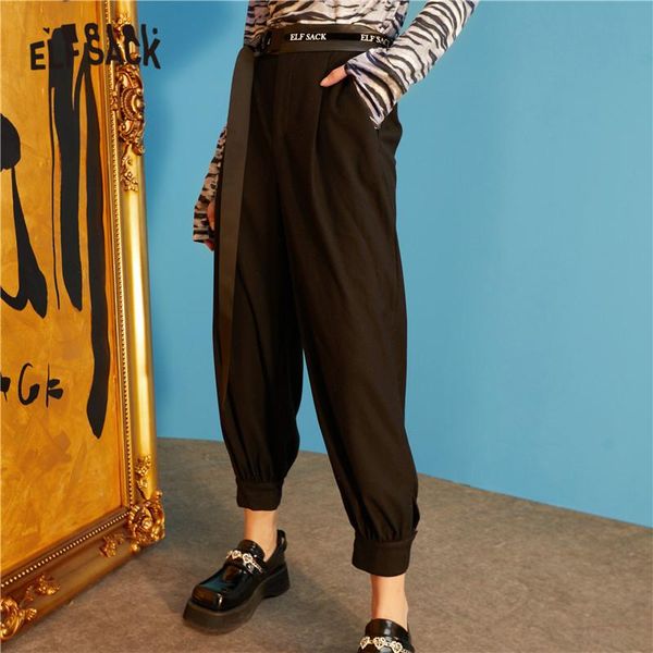 women's pants & capris elfsack solid minimalist straight casual women harem trousers,2021 spring elf pure high waist korean ladies basi, Black;white
women's pants & capris elfsack solid minimalist straight casual women harem trousers,2021 spring elf pure high waist korean ladies basi, Black;white