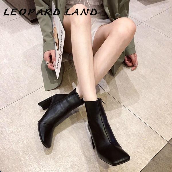boots leopard land women's shoes 20 autumn square head stitching western style thick high heel zipper ankle -3306-21, Black
boots leopard land women's shoes 20 autumn square head stitching western style thick high heel zipper ankle -3306-21, Black