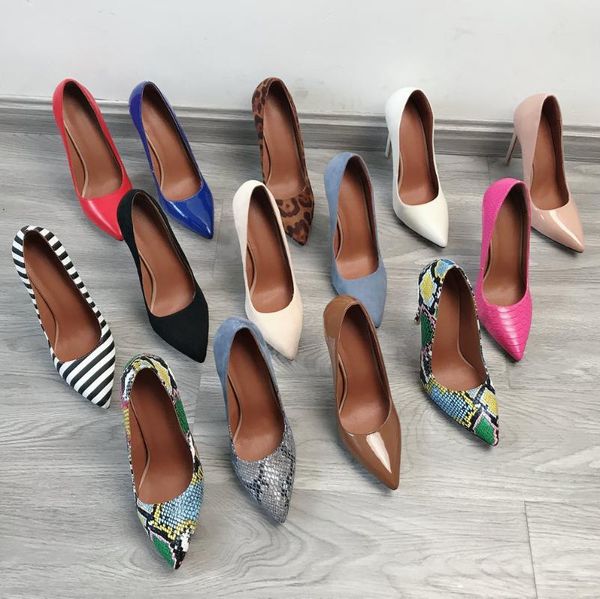 dress shoes women classic pumps extreme high heels 10cm stilettos ladies pointed toe nude red blue snake beige leopard 2021, Black
dress shoes women classic pumps extreme high heels 10cm stilettos ladies pointed toe nude red blue snake beige leopard 2021, Black