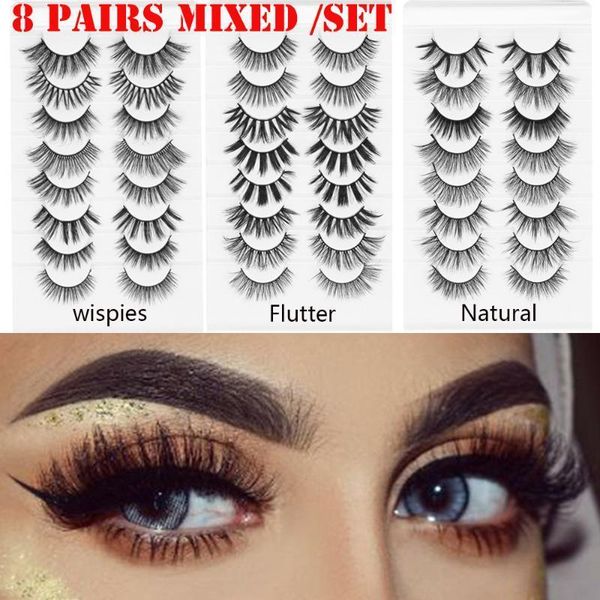 8pairs 3d 100%mink false eyelashes natural long eye lashes wispies fluffy makeup beauty extension tools dropship1
8pairs 3d 100%mink false eyelashes natural long eye lashes wispies fluffy makeup beauty extension tools dropship1
