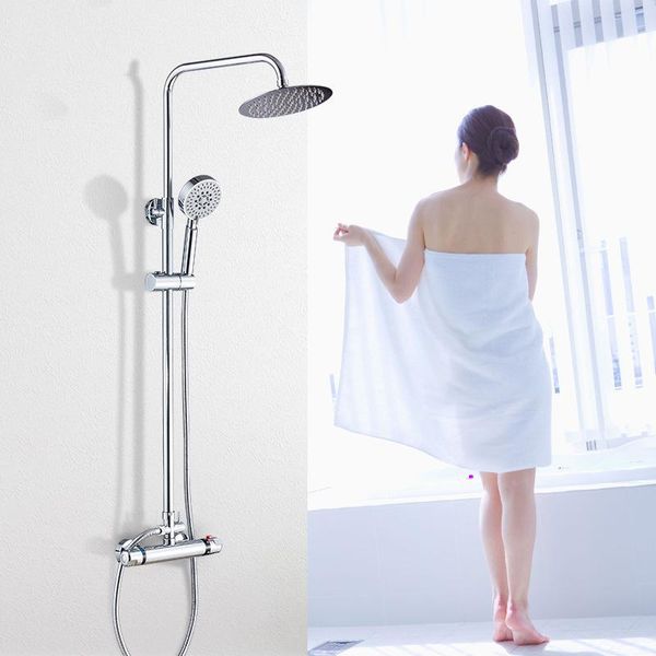 bathroom shower set thermostatic mixer chrome faucet copper body,with handle sets
bathroom shower set thermostatic mixer chrome faucet copper body,with handle sets