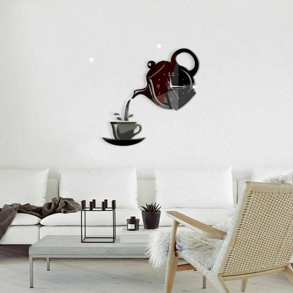 wall clocks 3d clock stickers acrylic coffee cup teapot home mirror room living self diy adhesive decorative kitch m1d8
wall clocks 3d clock stickers acrylic coffee cup teapot home mirror room living self diy adhesive decorative kitch m1d8