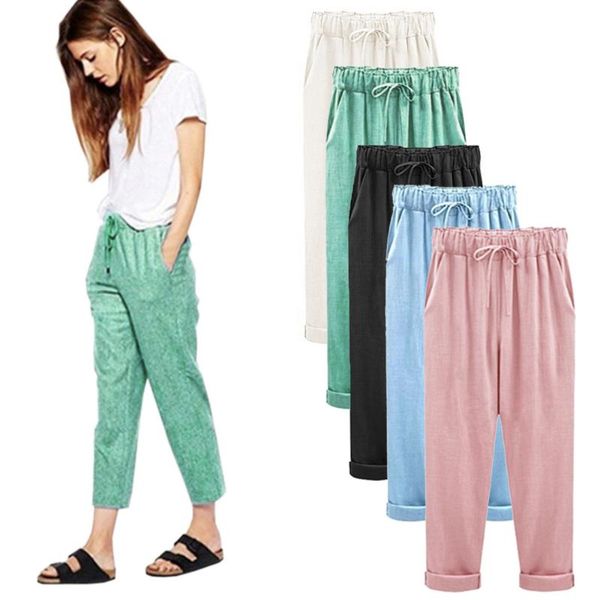 women's pants & capris -6xl plus size women linen cotton casual harem candy color harajuku green trousers female ankle-length length, Black;white
women's pants & capris -6xl plus size women linen cotton casual harem candy color harajuku green trousers female ankle-length length, Black;white