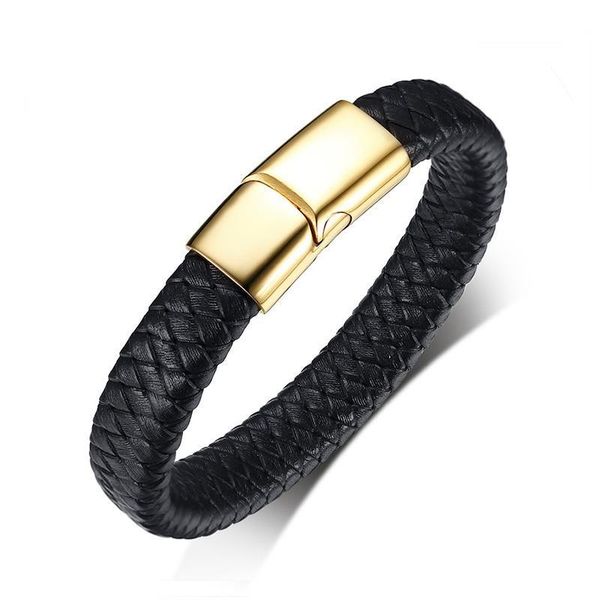cuff 12mm genuine real leather bracelet for men women bangle stainless steel casual braided chain black brown male jewelry, White
cuff 12mm genuine real leather bracelet for men women bangle stainless steel casual braided chain black brown male jewelry, White